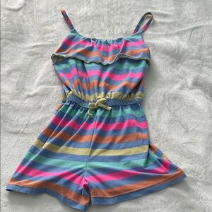 Vibrant Striped Kids Romper